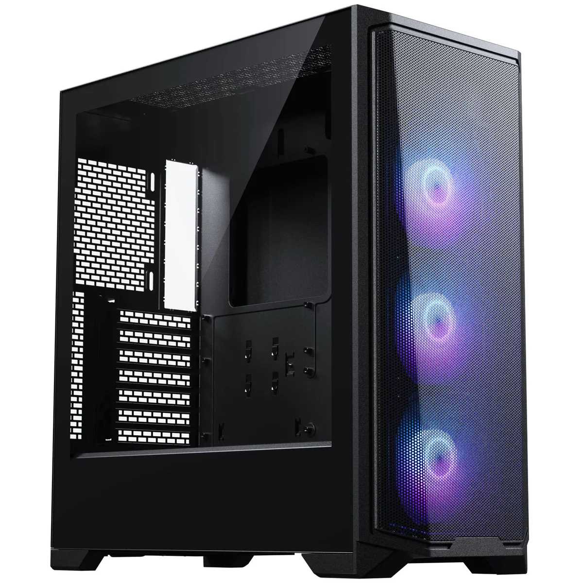 Phanteks Eclipse G370A ATX Mid-Tower Mesh Front ARGB Gaming Case - Black - PH-EC370A_DBK01, image 1 of 1