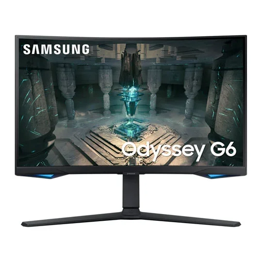 Samsung 27" Odyssey G6 LS27BG650EUXXU 2560x1440 VA 240Hz 1ms FreeSync HDR HDMI 2.1 Curved Gaming Monitor, image 1 of 1