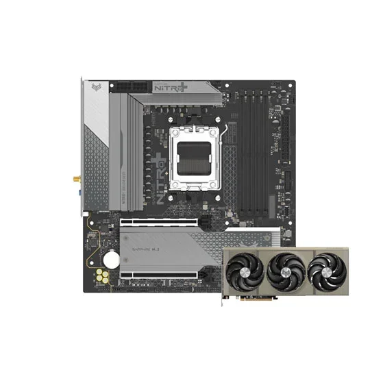 Sapphire NITRO+ AMD Radeon RX 9070 XT 16GB GDDR6 Graphics Card - Black - 11348-01-20G, image 1 of 1