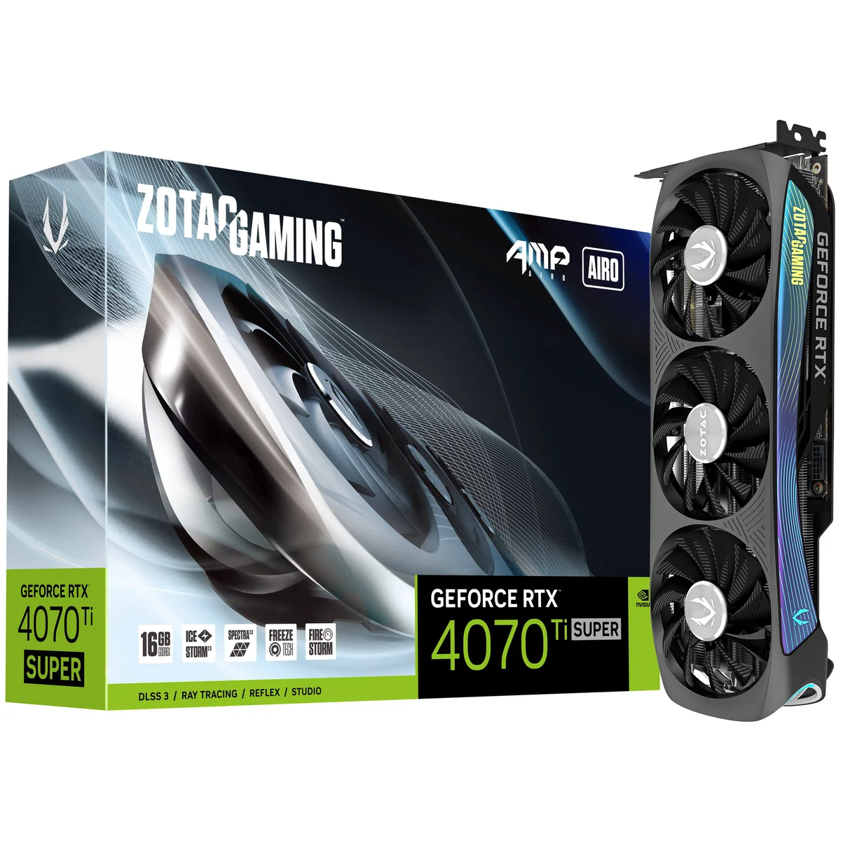 Zotac GeForce RTX 4070 Ti SUPER GAMING AMP Holo, image 1 of 1