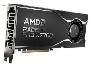 AMD Radeon Pro W7700 16GB GDDR6 ECC Pro Graphics Card, image 1 of 1