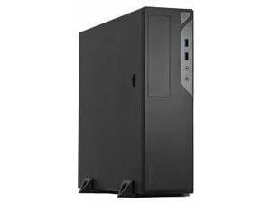 Antec VSK2000-U3 Micro-ATX Slim Tower Gaming PC Case - Black - 0-761345-92003-2, image 1 of 1