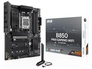 ASUS B650E MAX GAMING WIFI W AM5 DDR5 ATX Motherboard - White