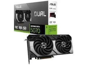ASUS GeForce RTX 5070 12 GB Dual OC Edition Graphics Card - Black