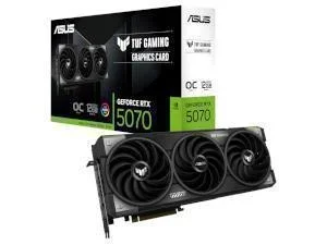 ASUS TUF Gaming NVIDIA GeForce RTX 5070 12GB GDDR7 OC Edition Graphics Card - TUF-RTX5070-O12G-GAMING, image 1 of 1