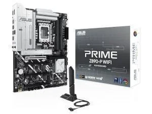 ASUS PRIME Z890-P WIFI Intel DDR5 PCIE 5.0 LGA 1851 ATX Motherboard - 90MB1I70-M0EAY0, image 1 of 1