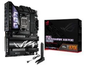 Asus ROG CROSSHAIR X870E HERO AMD Ryzen DDR5 WIFI Motherboard - Socket AM5 - 90MB1IE0-M0EAY0, image 1 of 1
