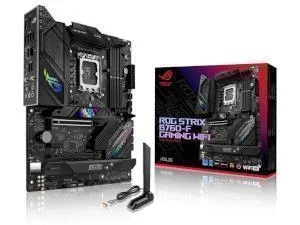 ASUS ROG STRIX B760-F GAMING WIFI Intel DDR5 ATX Motherboard - LGA 1700
