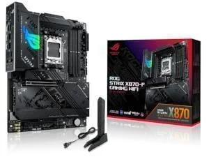 Asus ROG STRIX X870-F GAMING WIFI AMD Ryzen DDR5 Motherboard - Socket AM5 - 90MB1IV0-M0EAY0, image 1 of 1