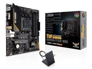 ASUS TUF GAMING A520M-PLUS WIFI AMD AM4 MicroATX Wifi Motherboard - 90MB17F0-M0EAY0, image 1 of 1