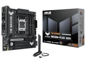 Asus TUF GAMING B850-PLUS WIFI AMD Ryzen AM5 DDR5 ATX Motherboard - 90MB1J30-M0EAY0