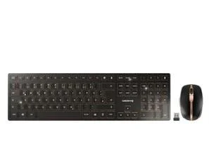 CHERRY DW 9100 SLIM Bluetooth Keyboard and Mouse in Black, image 1 of 1