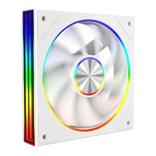 CiT Saturn 120mm ARGB White PWM PC Cooling Fan, image 1 of 1