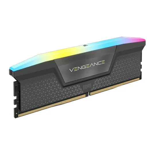 Corsair VENGEANCE RGB 16GB (1x16GB) DDR5 DRAM Up To 5600MT/s CL40 AMD EXPO & Intel XMP Memory Kit, image 1 of 1