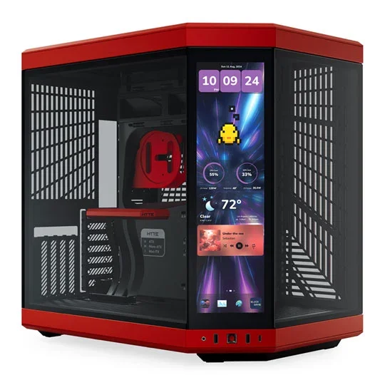 HYTE Y70 TOUCH 14.9" Infinite Dual Chamber Mid-Tower ATX Case - Snow White - CS-HYTE-Y70TTI-WW, image 1 of 1