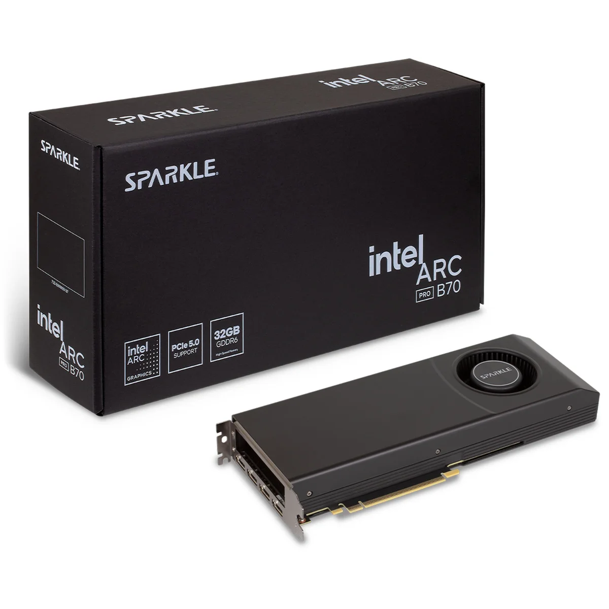 Sparkle Intel ARC Pro B70 Blower 32GB GDDR6 Graphics Card, image 1 of 1