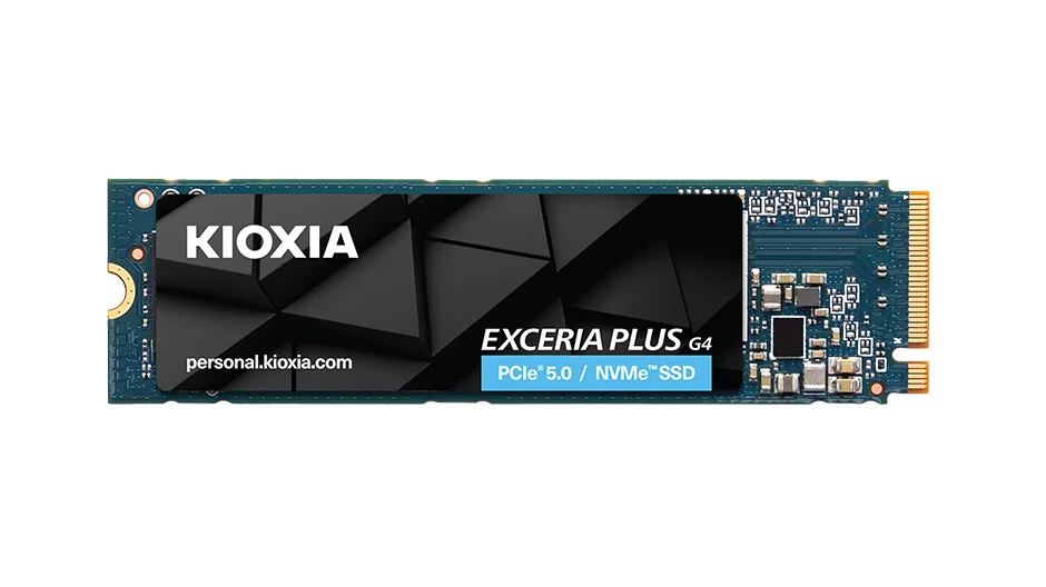 KIOXIA EXCERIA PLUS G4 2TB M.2-2280 PCIe Gen5 x4 NVMe Internal SSD, image 1 of 1