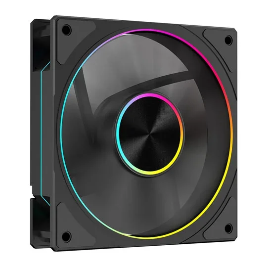Powercool Airflow 120 ARGB PWM Black Cooling Fan, image 1 of 1