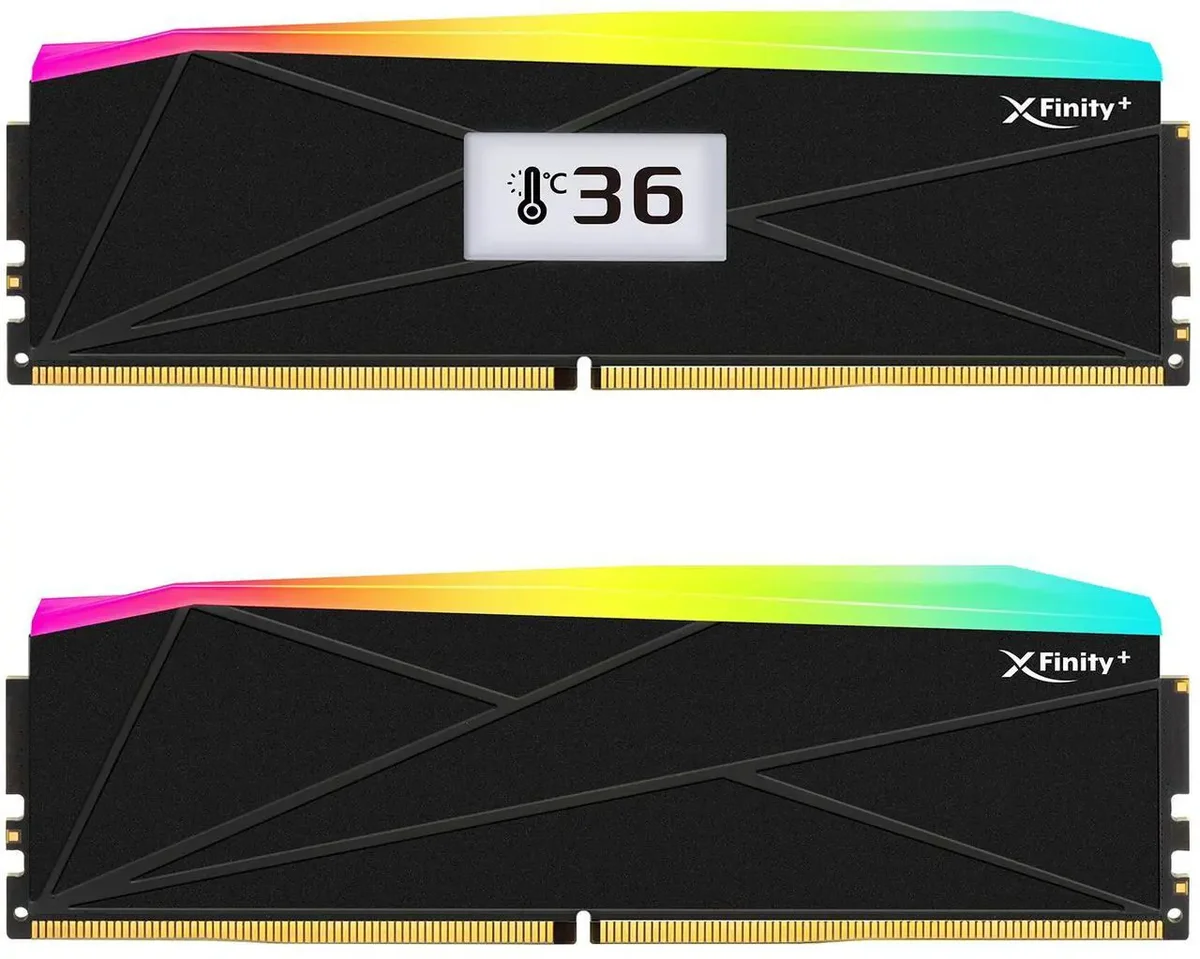 V-Color Manta XFinity+ aRGB EXPO 32GB (2x16GB) DDR5 C28 6000MHz Dual Channel Kit - Black, image 1 of 1