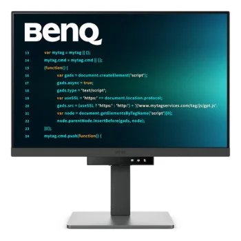 BenQ RD240Q 24.1" WQXGA IPS 60Hz 5ms HDR10 USB-C Height Adjustable Programming Monitor with Speakers, image 1 of 1