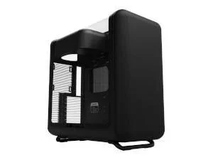 Hyte X50 ATX Mid-Tower PC Case Laminated Acoustic Glass – Pitch Black - CS-HYTE-X50G-BB
