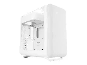 Hyte X50 ATX Mid-Tower PC Case Laminated Acoustic Glass – Snow White - CS-HYTE-X50G-WW