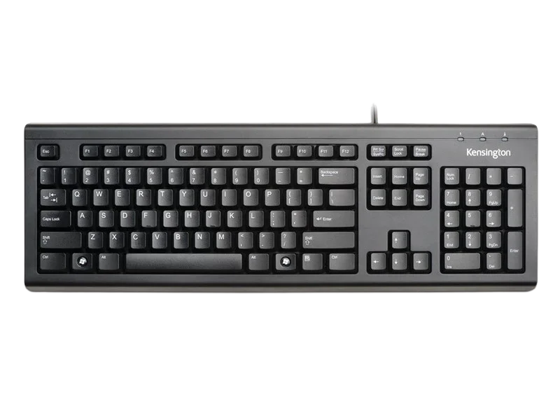 Kensington ValuKeyboard USB Wired Keyboard - Black, image 1 of 1