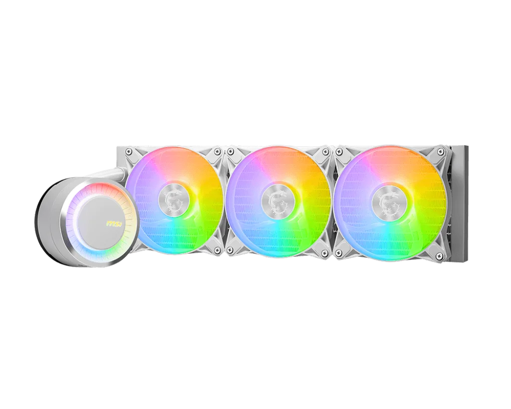 MSI MAG CORELIQUID E360 360 mm Liquid CPU Cooler - RGB LED, White, image 1 of 1