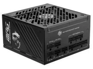 MSI MPG A1000GS PCIE5 1000W PSU 80 PLUS Cybernetics Gold Modular ATX 3.1 PCIe 5.1 Power Supply, image 1 of 1