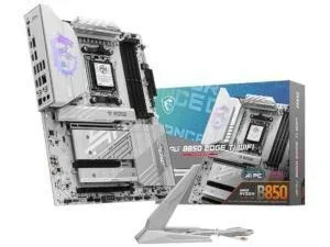MSI MPG B850 EDGE TI WIFI AMD Ryzen AM5 DDR5 ATX Motherboard, image 1 of 1