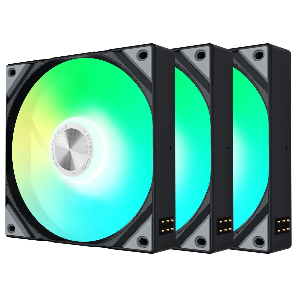 TRYX ROTA SL 120 ARGB Black Triple Fan Pack - 120mm, image 1 of 1