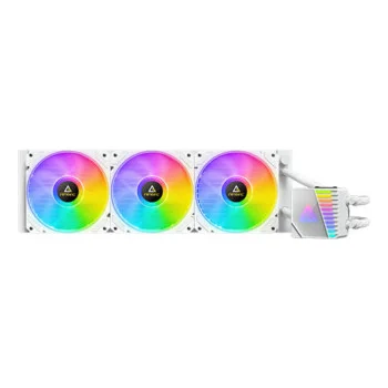 Antec Symphony 360 360mm ARGB AIO Liquid CPU Cooler - White