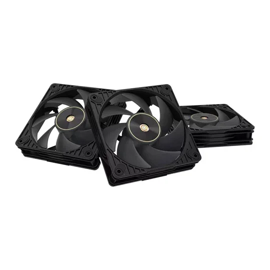 ASUS ProArt PF120 120mm PWM Fan - 3000 RPM, 104.8 CFM, Fluid Dynamic Bearing - Black Triple Pack, image 1 of 1