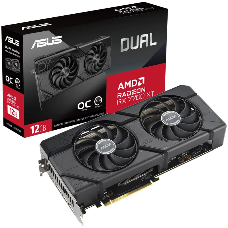 ASUS Radeon RX 7700 XT DUAL OC, image 1 of 1