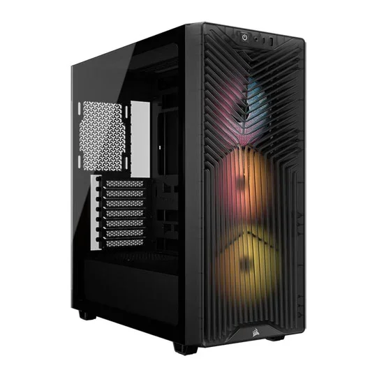 CORSAIR 3200D RS ARGB Smoke Mid Tower Tempered Glass PC Case, image 1 of 1