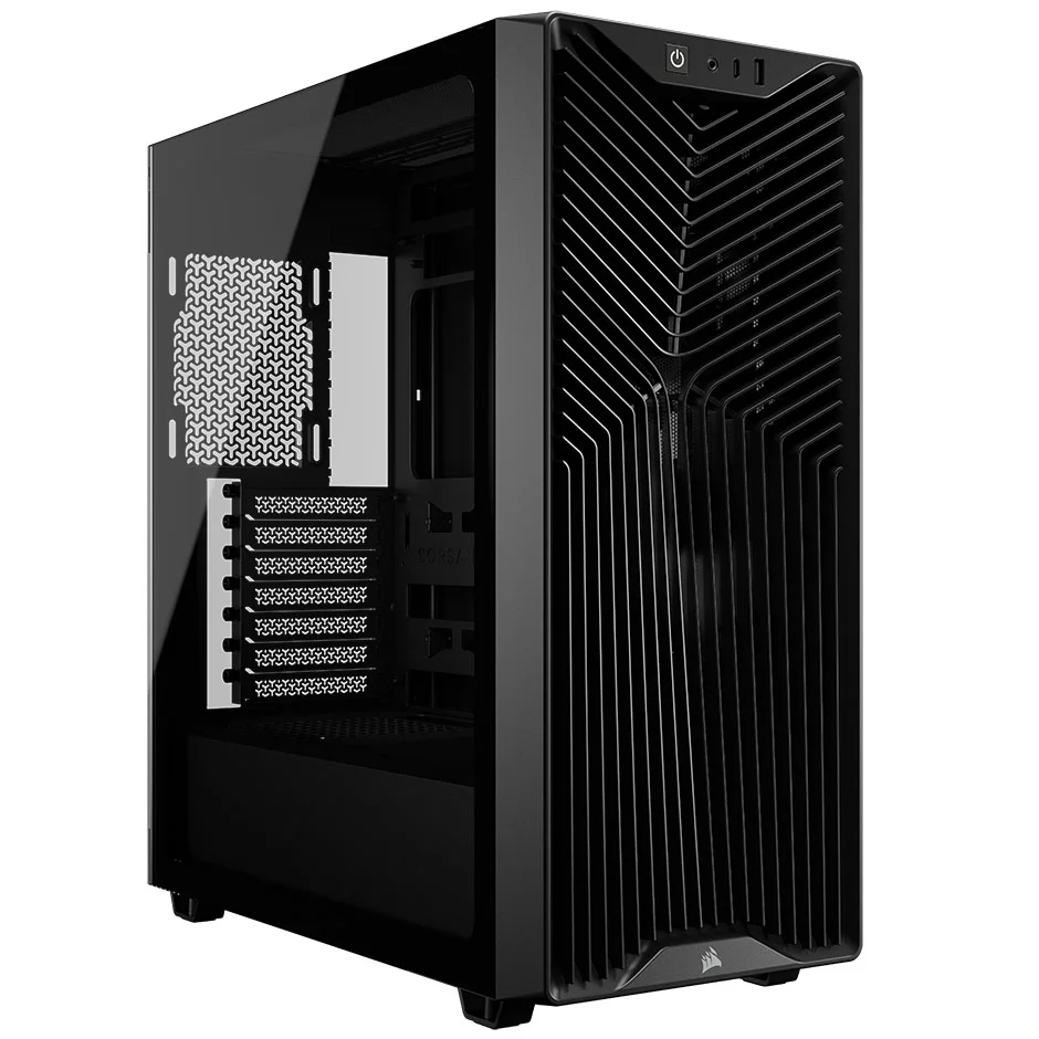 Corsair 3200D RS Mid Tower ATX Gaming PC Case - Black- CC-9011334-WW, image 1 of 1