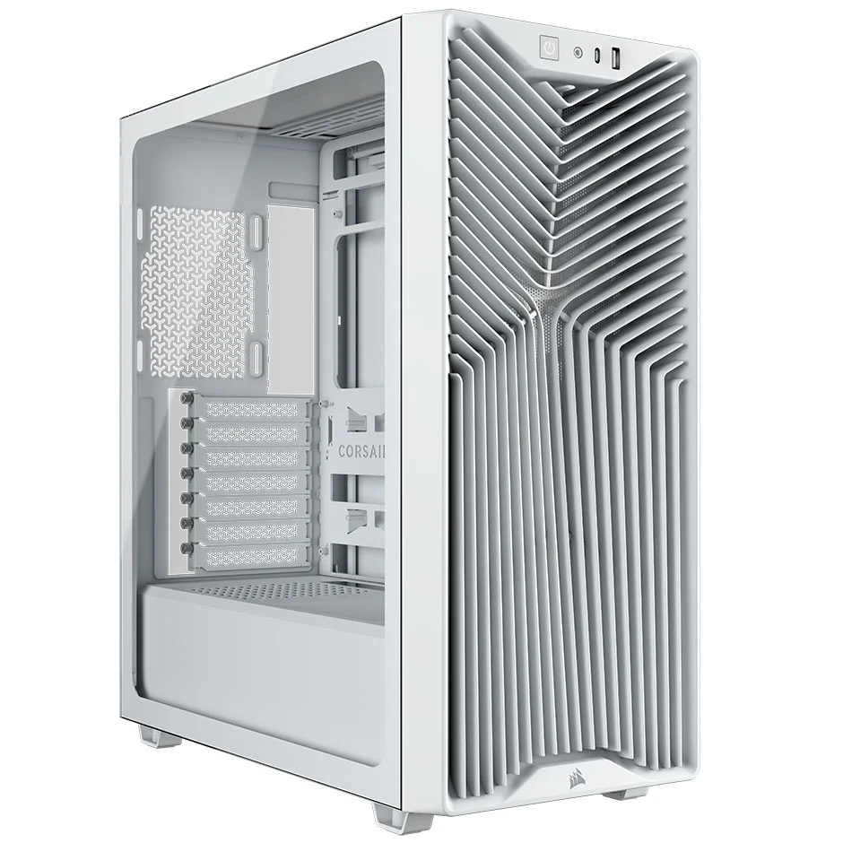 Corsair 3200D RS Mid Tower ATX Gaming PC Case - White - CC-9011335-WW, image 1 of 1