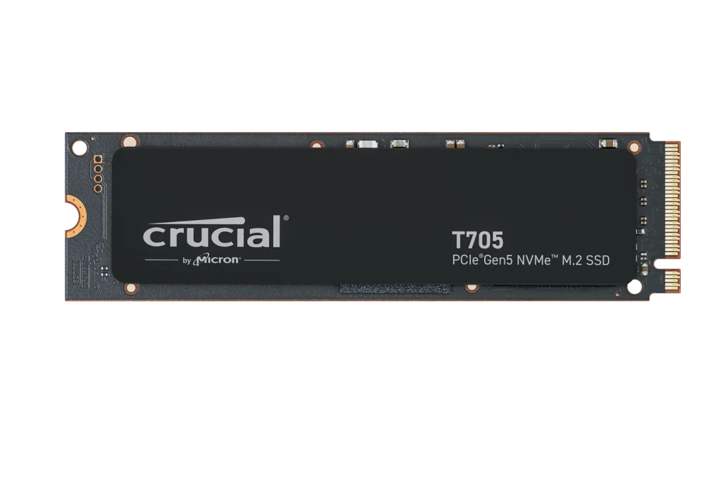 Crucial T705 2TB PCIe Gen 5 NVMe SSD - 14,500MB/s Read, 12,700MB/s Write - CT2000T705SSD3