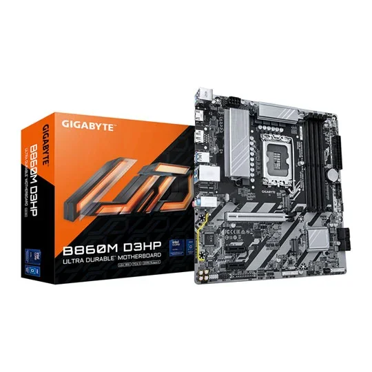 GIGABYTE B860M D3HP LGA1851 Motherboard, Black, image 1 of 1