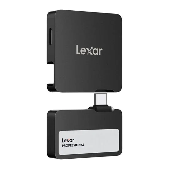 Lexar Professional SL400 Go Portable 2TB SSD with Hub, image 1 of 1