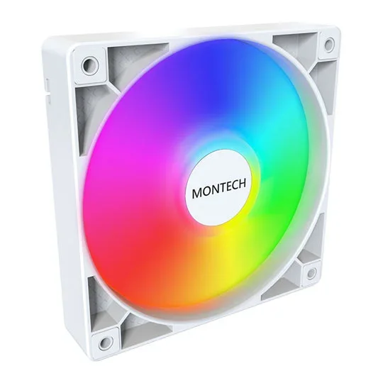 Montech GF120 ARGB PWM 120mm White Case Fan, image 1 of 1