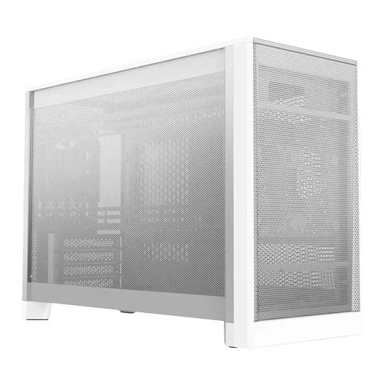 Montech TEN White MicroATX Tower Modular PC Case, image 1 of 1