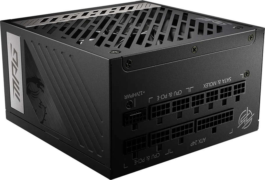 MSI MPG A850G PCIE5 850W PSU 80 PLUS Gold Modular ATX 3.0 Power Supply