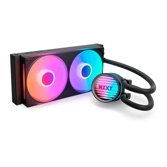 NZXT 240mm Kraken Core RGB Black Intel / AMD CPU Liquid Cooler, image 1 of 1
