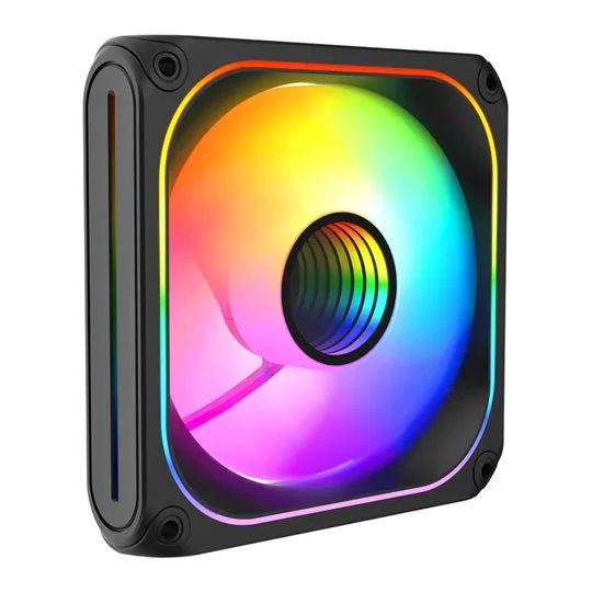 Powercool Breeze 120 ARGB PWM Infinity Reverse Black Cooling Fan, image 1 of 1