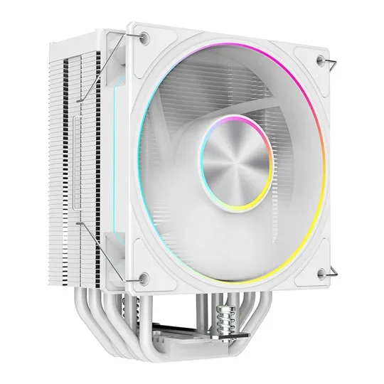 Powercool Typhoon ARGB Intel / AMD White CPU Air Cooler, image 1 of 1