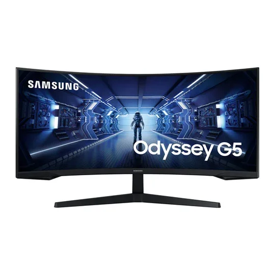 Samsung Odyssey G55T 34" UWQHD 165Hz FreeSync Premium VA Gaming Monitor, image 1 of 1