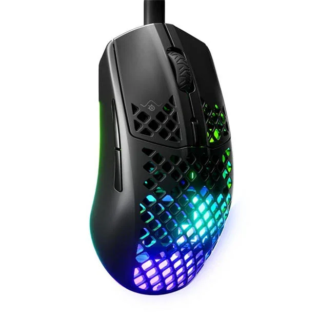STEELSERIES Aerox 3 2022 RGB Optical Gaming Mouse, Black, image 1 of 1