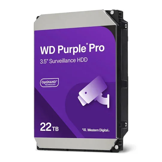 WD Purple Pro 22TB Surveillance 3.5" SATA HDD/Hard Drive, image 1 of 1