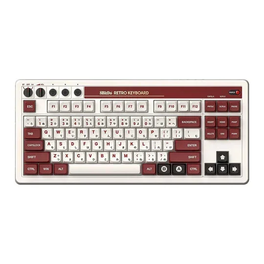 8BitDo Retro Mechanical Wireless Gaming Keyboard Fami Edition, image 1 of 1